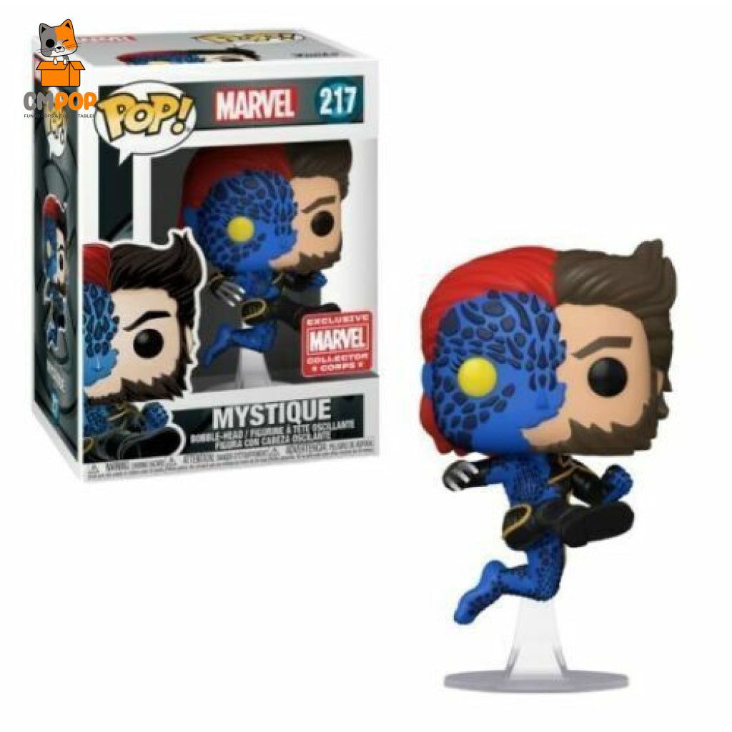 Mystique - #217 Funko Pop! Marvel Exclusive Collector Corps