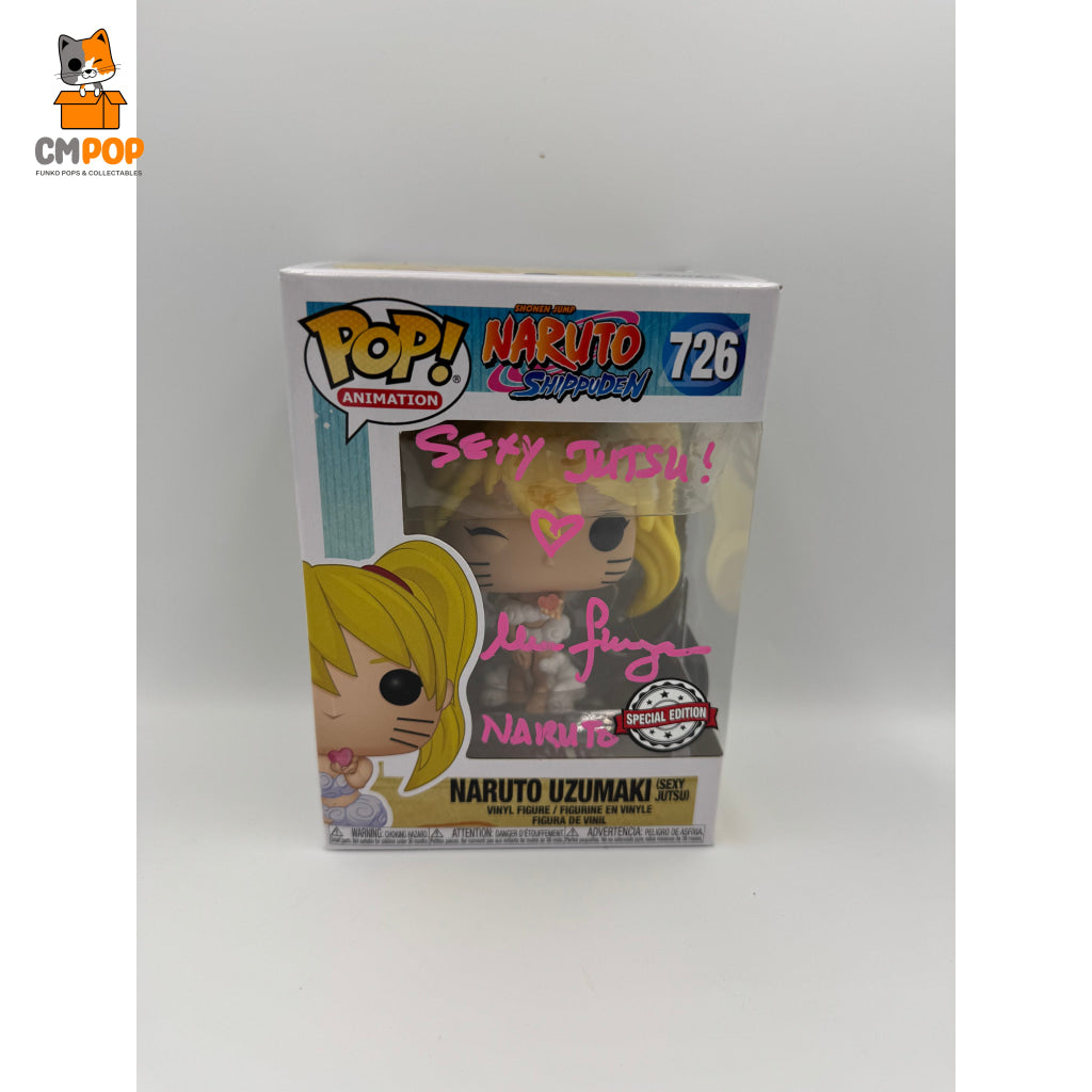 Naruto Uzumaki (Sexy Jutsui) - #726 - Funko Pop! - Animation - Naruto Shippuden - Special Edition - Signed By