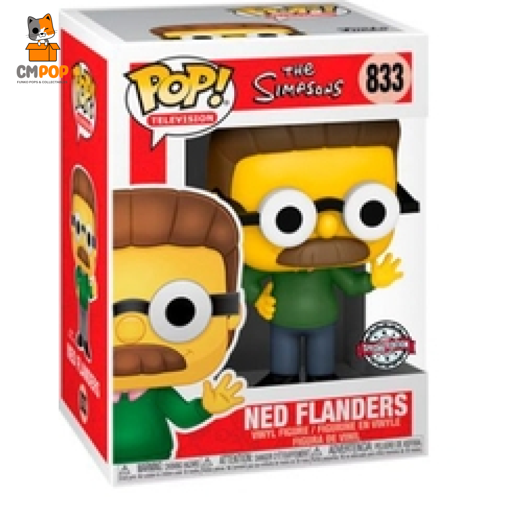 Ned Flanders - #833 Funko Pop! The Simpsons Special Edition Exclusive Pop