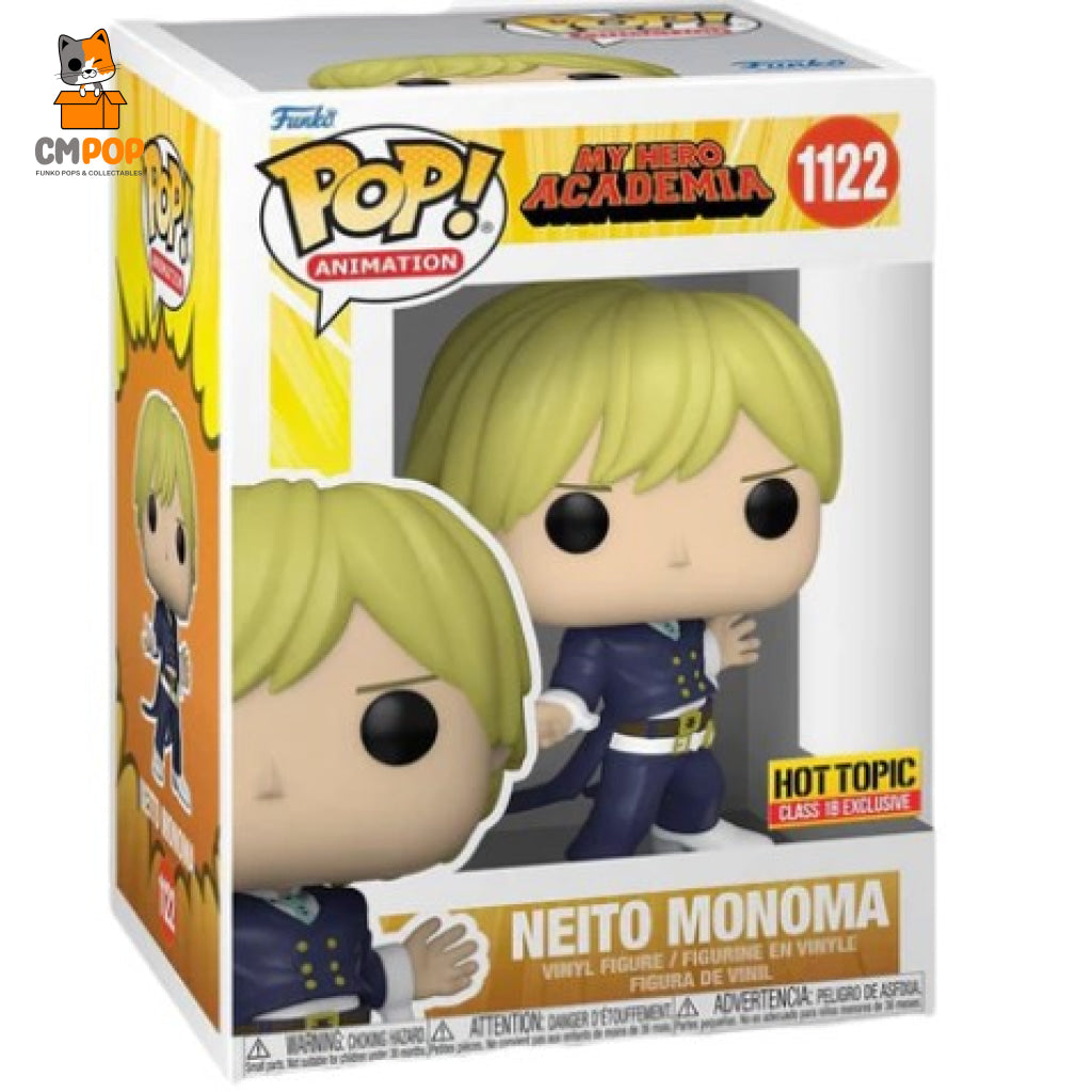 Neito Monoma - #1122 Funko Pop! My Hero Academia Hot Topic Exclusive Pop