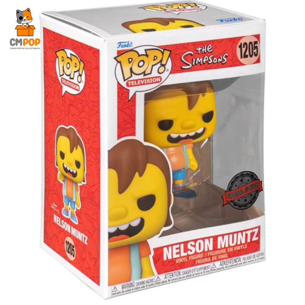 Nelson Muntz - #1205 Funko Pop! The Simpsons Special Edition Exclusive Pop