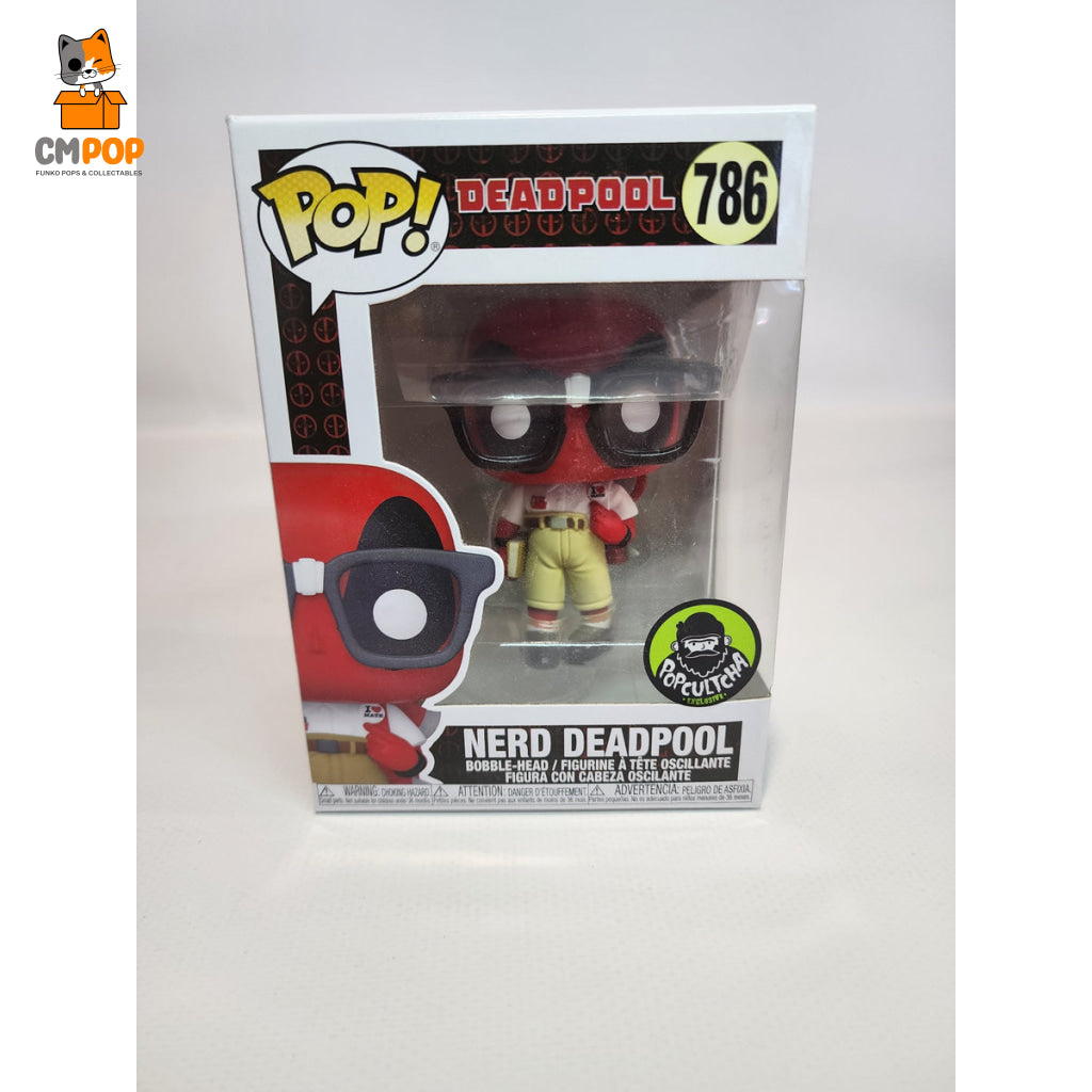 Nerd Deadpool - #786 Funko Pop! Marvel Popculcha Exclusive Pop