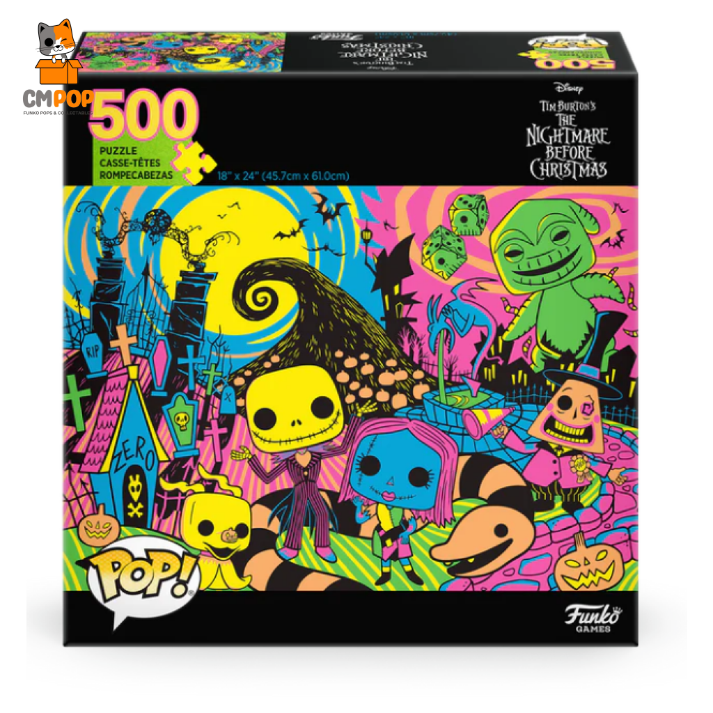 Pop! Puzzle - The Nightmare Before Christmas Black Light Funko Pop