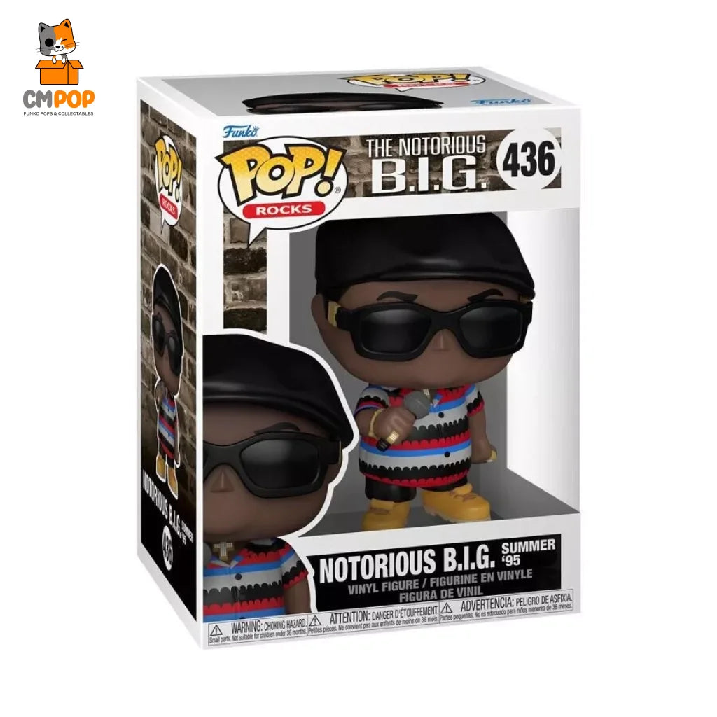 Notorious B.i.g Summer 95 - #436 Funko Pop! The Big Rocks Pop