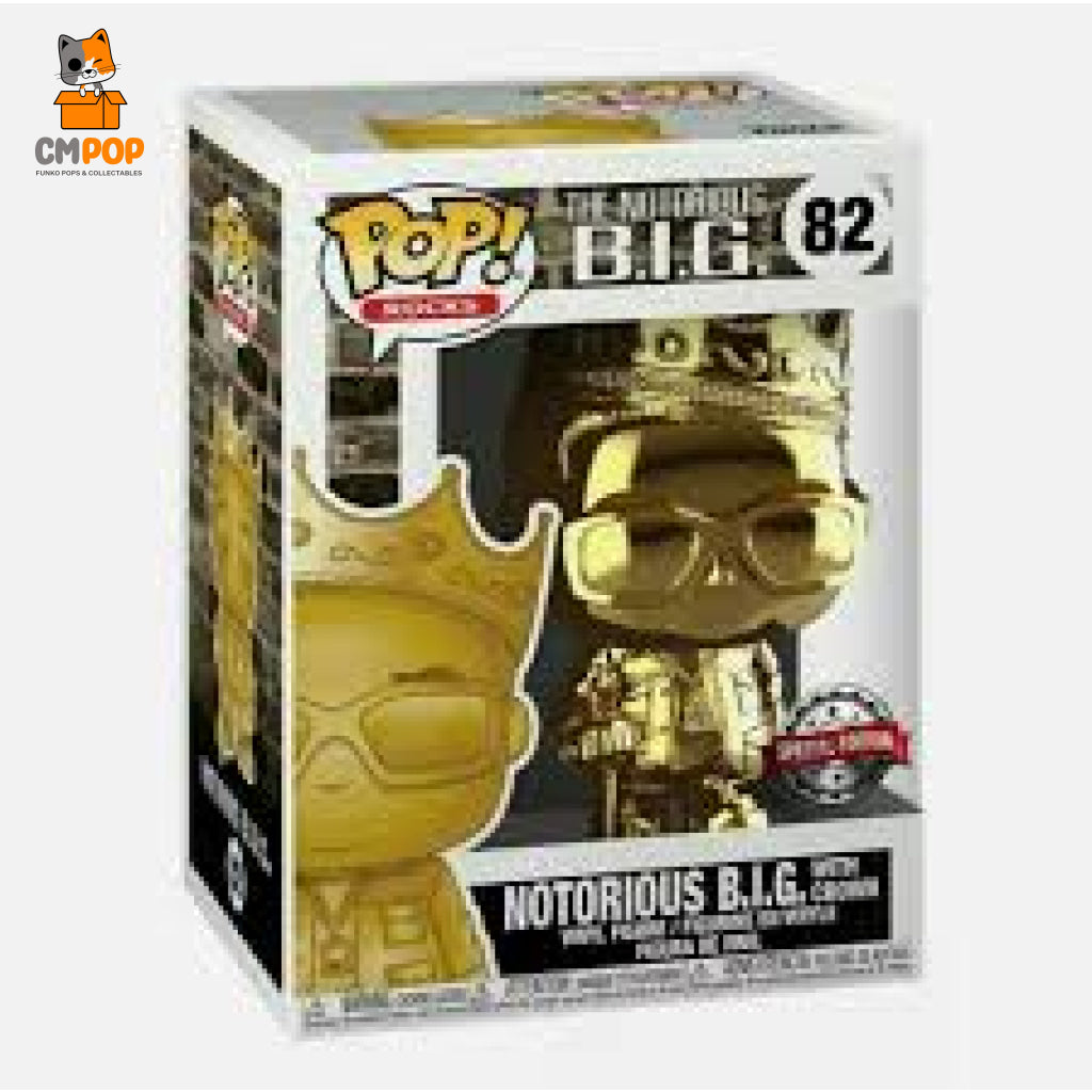 Notorious B.i.g With Crown - #82 Funko Pop! Rocks The B.i.g. Special Edition