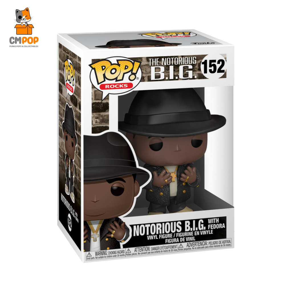 Notorious B.i.g With Fedora - #152 Funko Pop! The Big Pop