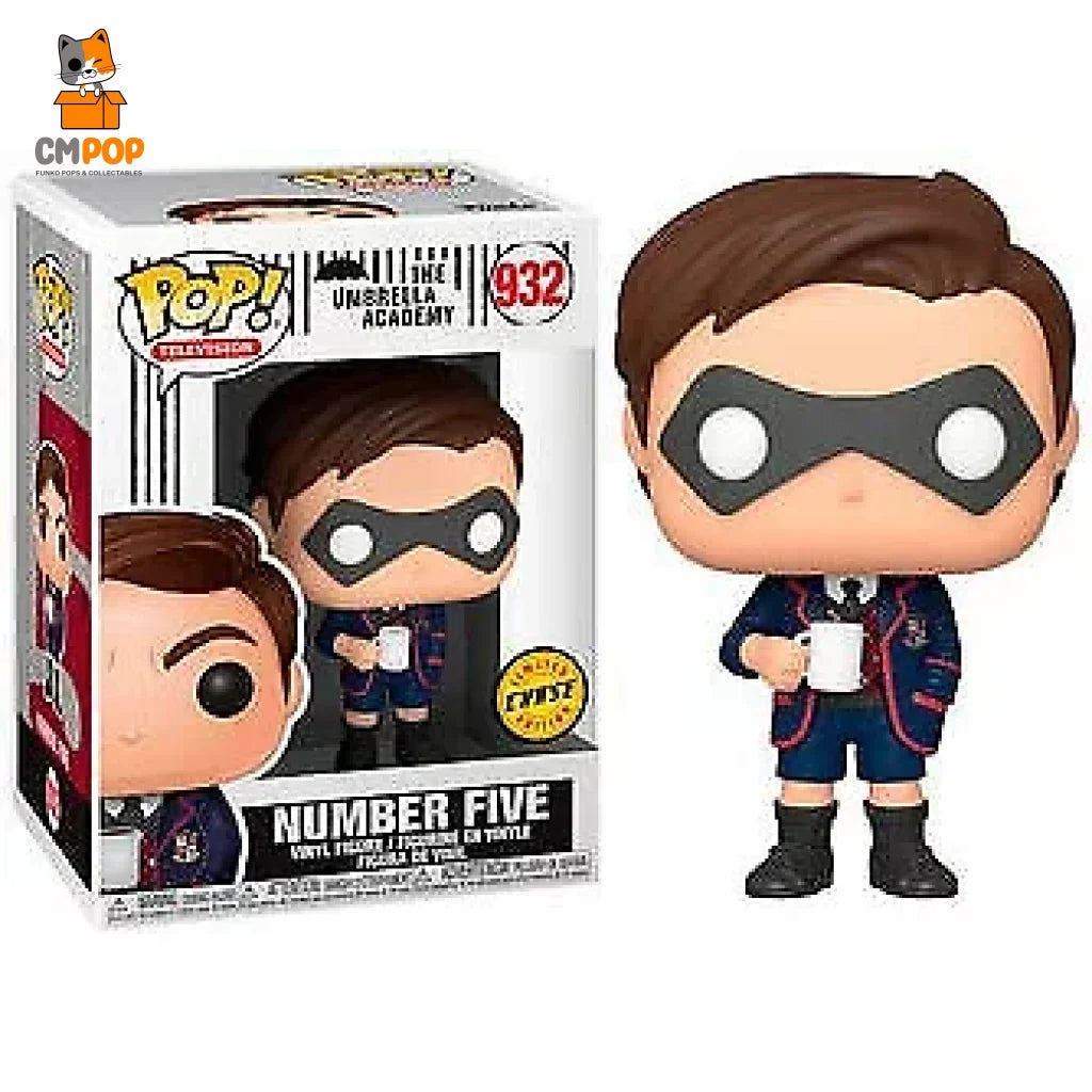 Number 5 - #932 Funko Pop! Television The Umbrella Academy Limited Edition Chase