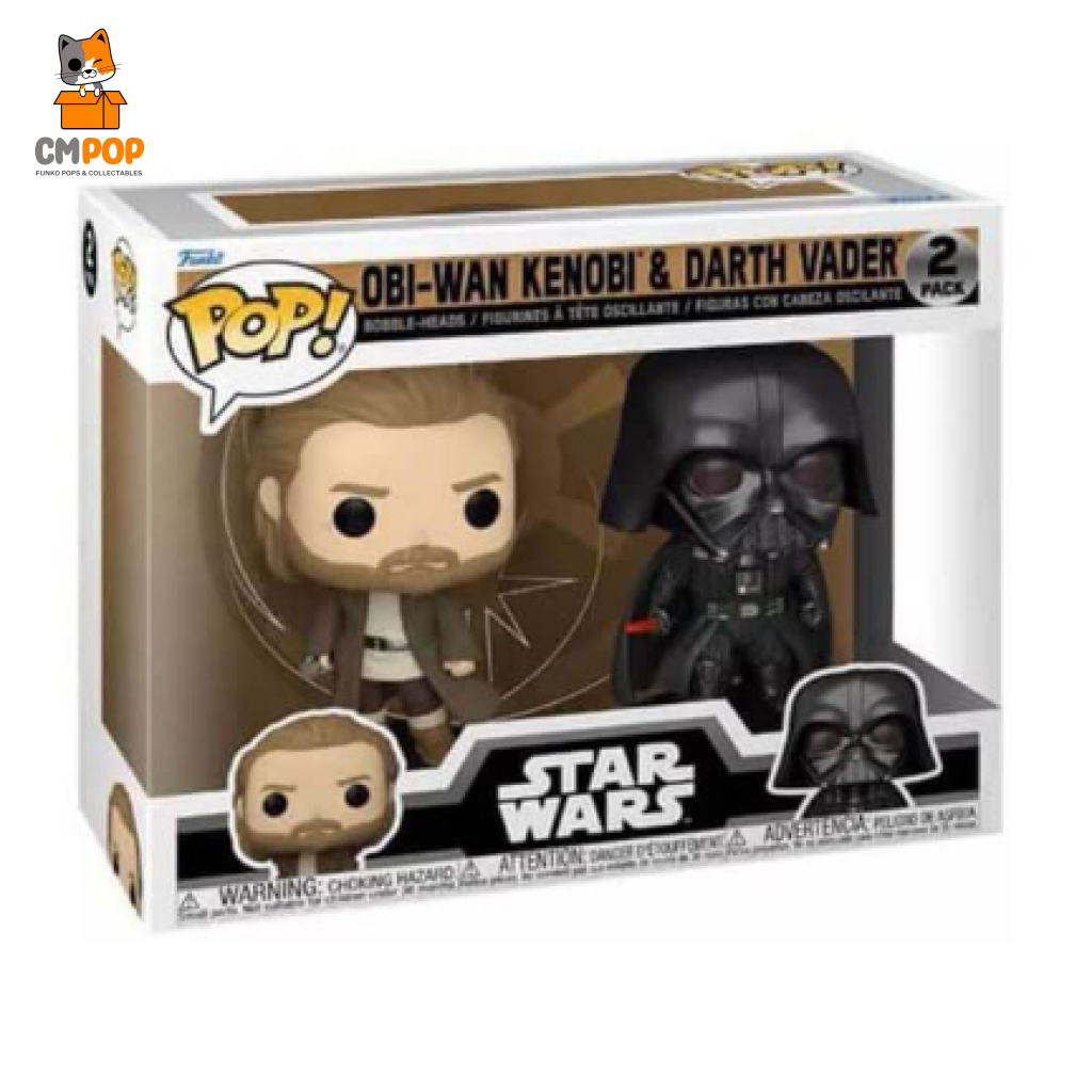 Obi-Wan Kenobi & Darth Vader - 2 Pack Funko Pop! Star Wars Pop