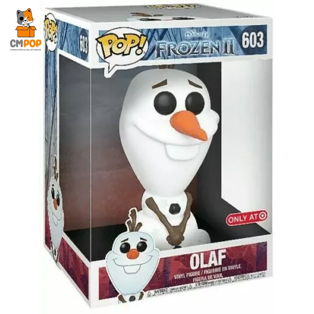 Olaf- #603 - Funko Pop! Disney Frozen 2 Target Exclusive Jumbo Pop