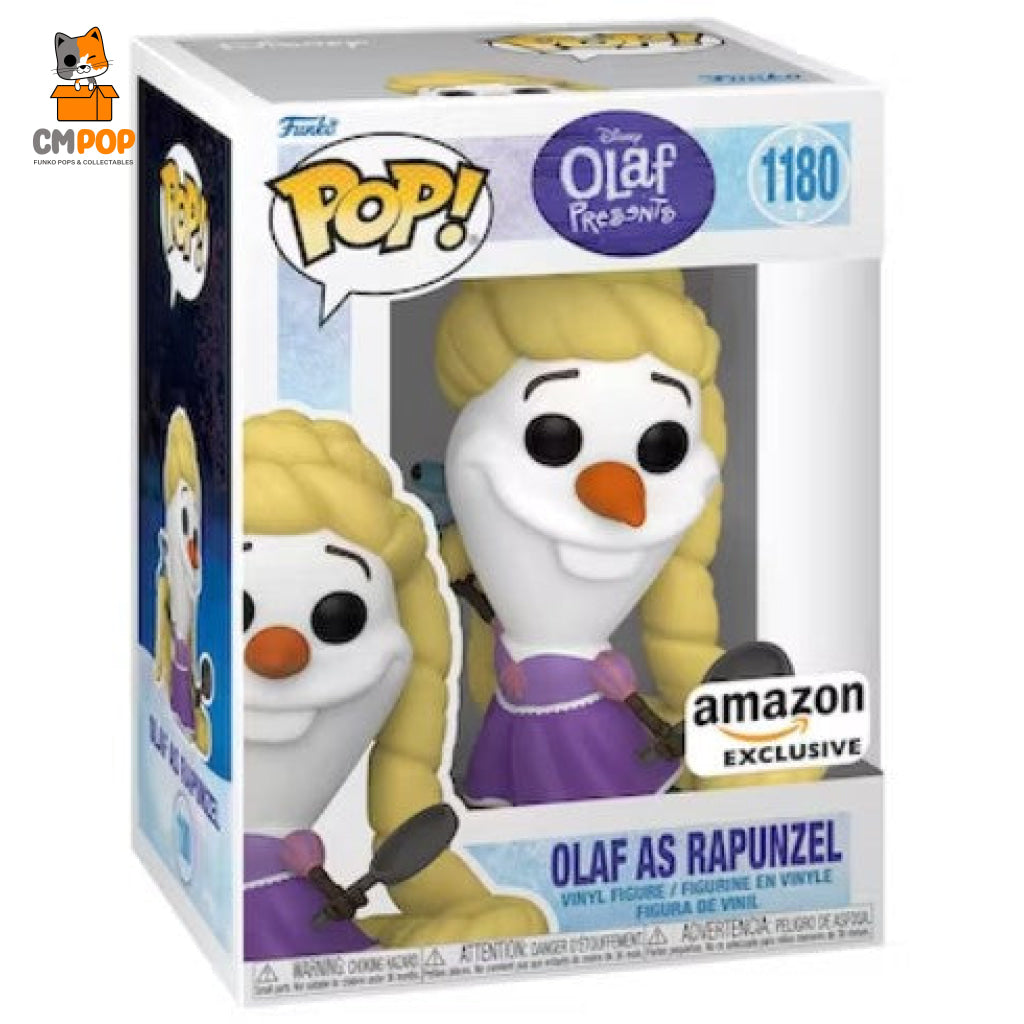 Olaf As Rapunzel - #1180 Funko Pop! Disney Presents Amazon Exclusive Pop