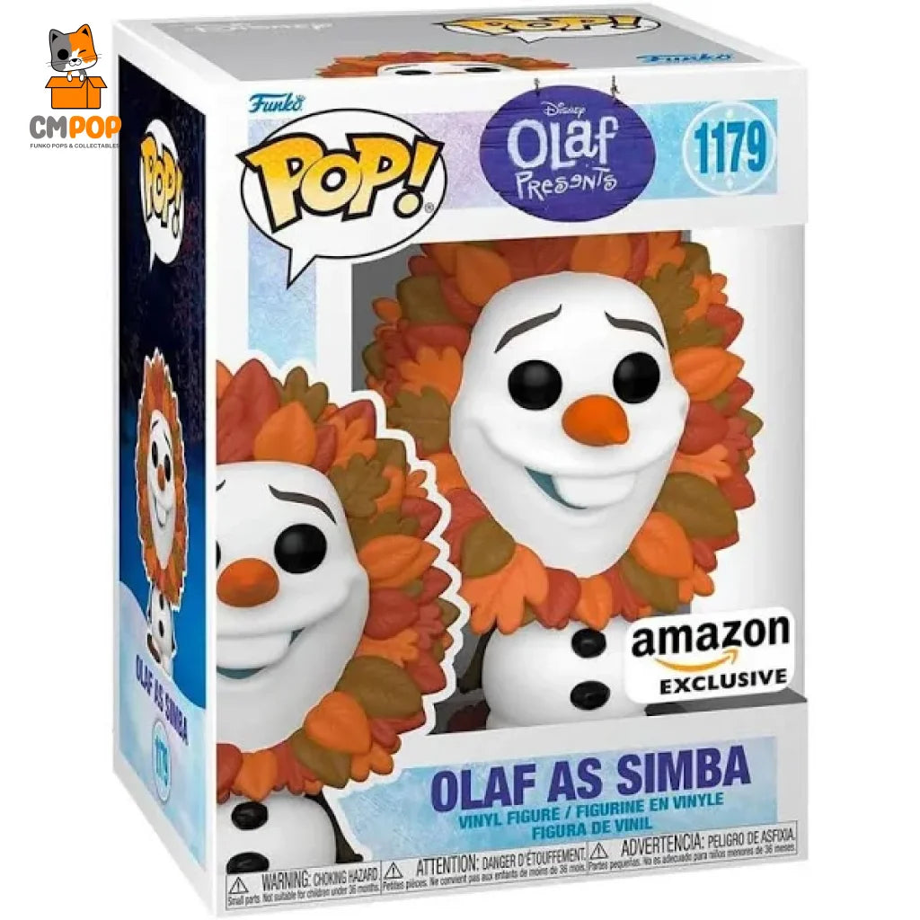 Olaf- #1179 - Funko Pop! Disney Olaf Presents Amazon Exclusive Pop