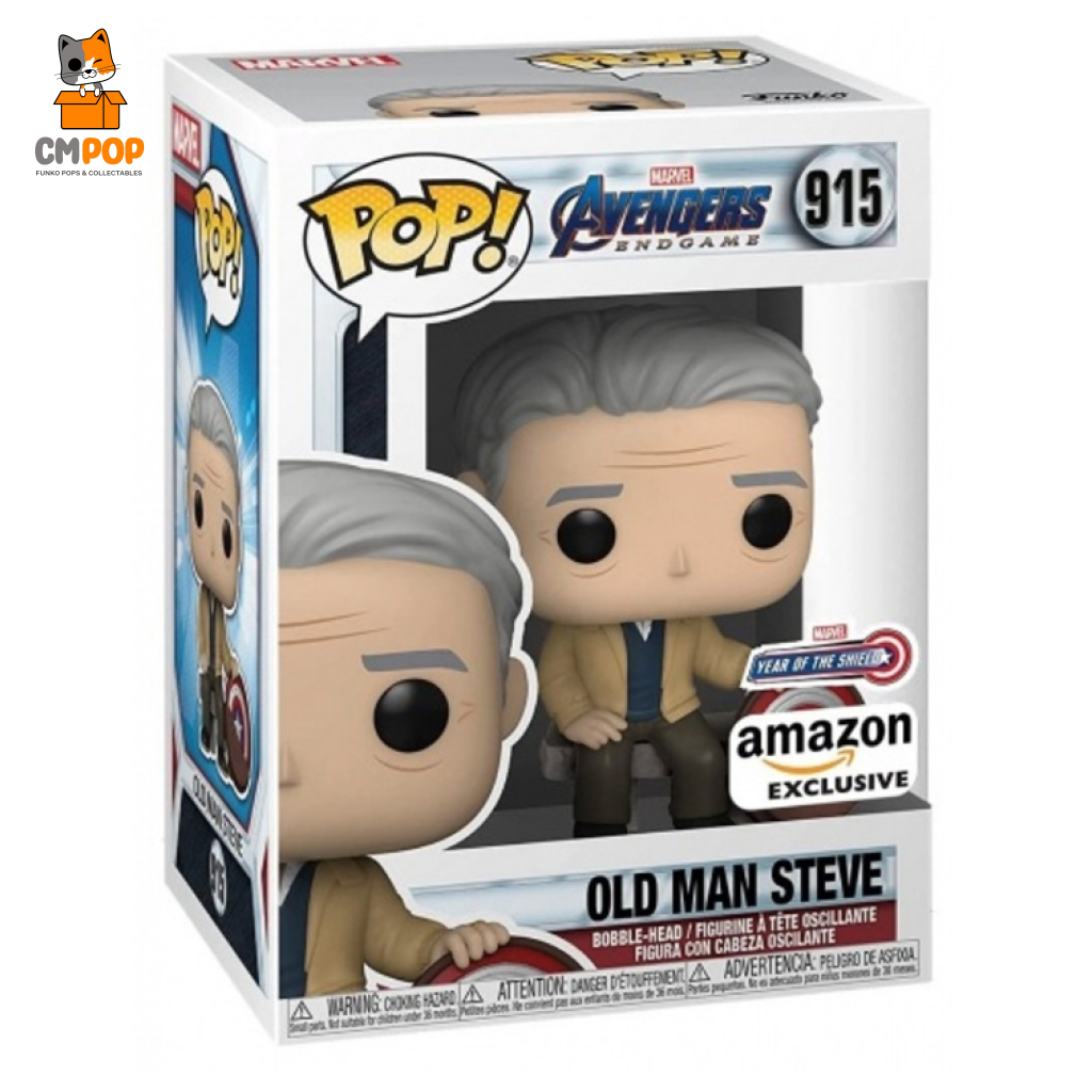 Old Man Steve - #915 Funko Pop! Marvel Avengers Amazon Exclusive Pop