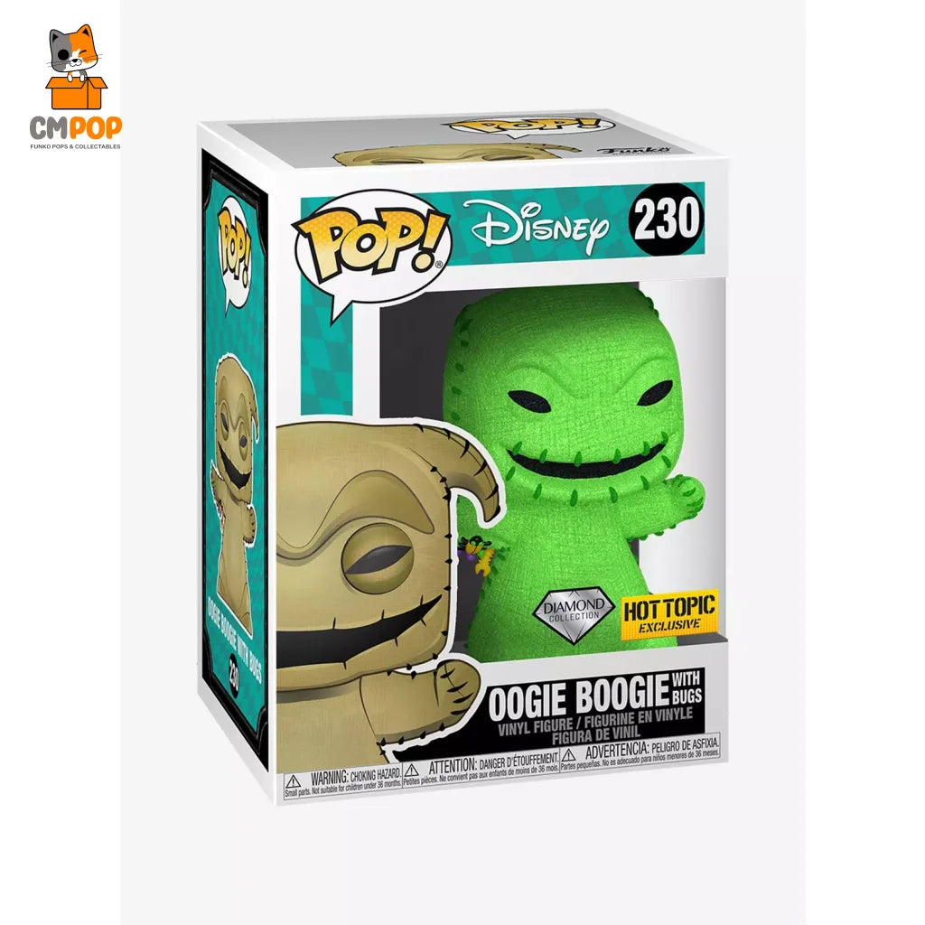 Oogie Boogie - #230 Funko Pop! Disney Diamond Collection Hot Topic Exclusive Pop