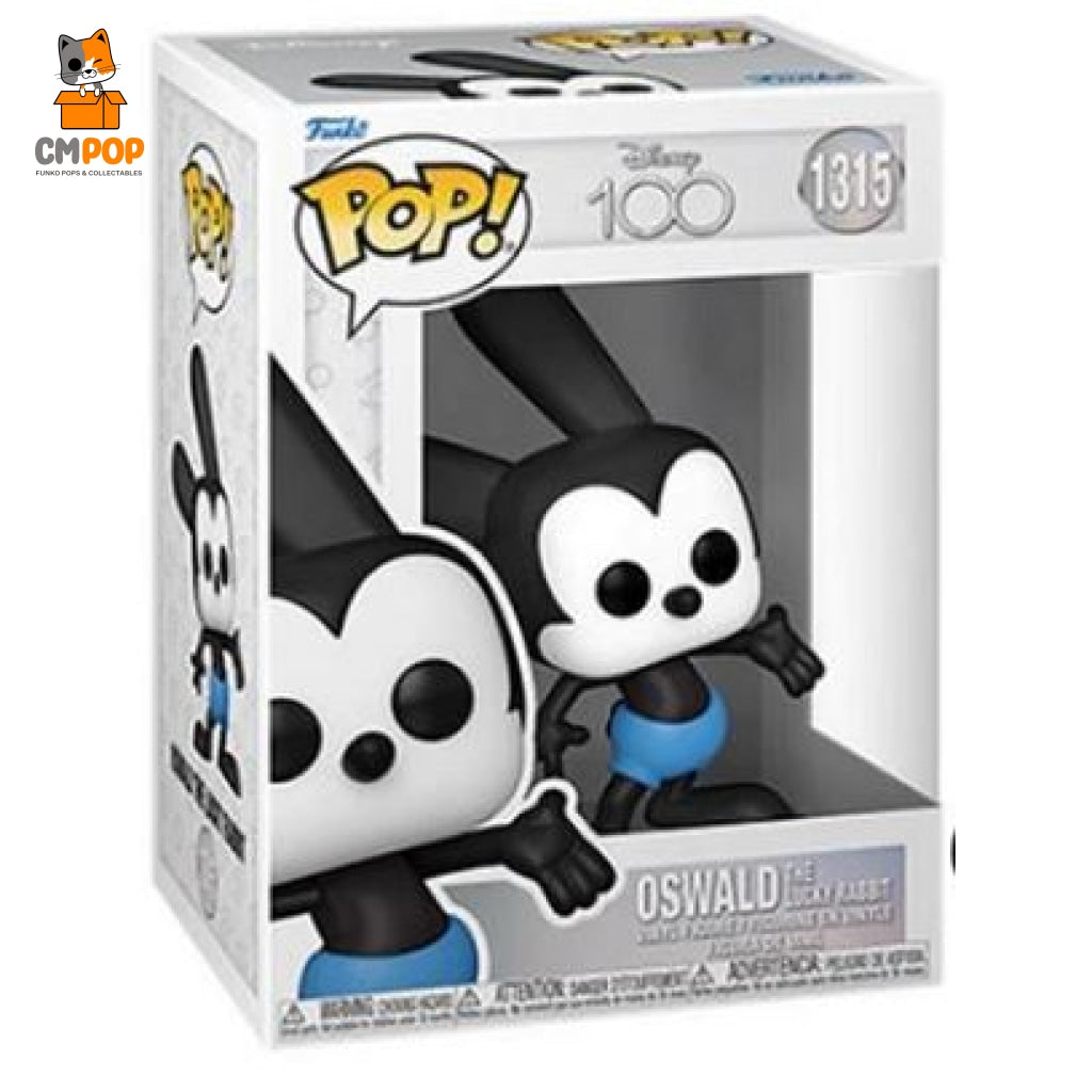 Oswald The Lucky Rabbit - #1315 Funko Pop! Disney 100 Pop