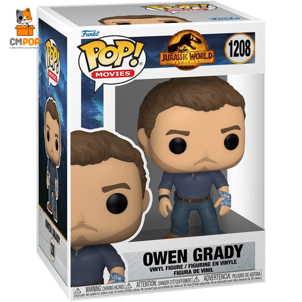 Owen Grady - #1208 Funko Pop! Jurassic World Pop