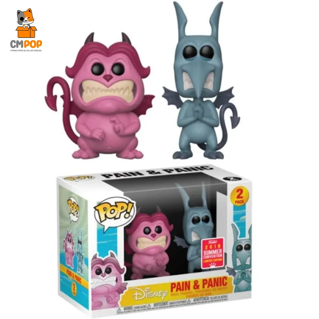 Pain And Panic - 2 Pack Funko Pop! Disney 2018 Summer Convention Exclusive