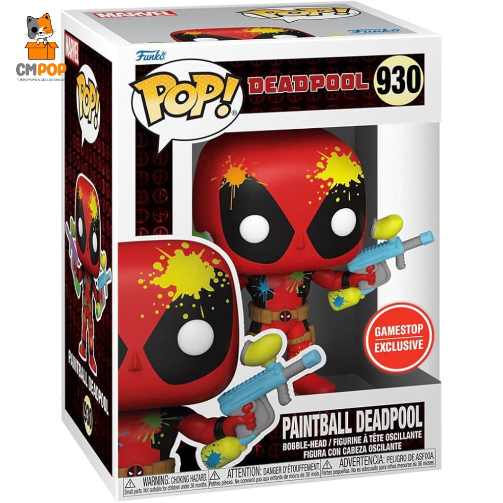 Paintball Deadpool - #930 Funko Pop! Gamestop Exclusive