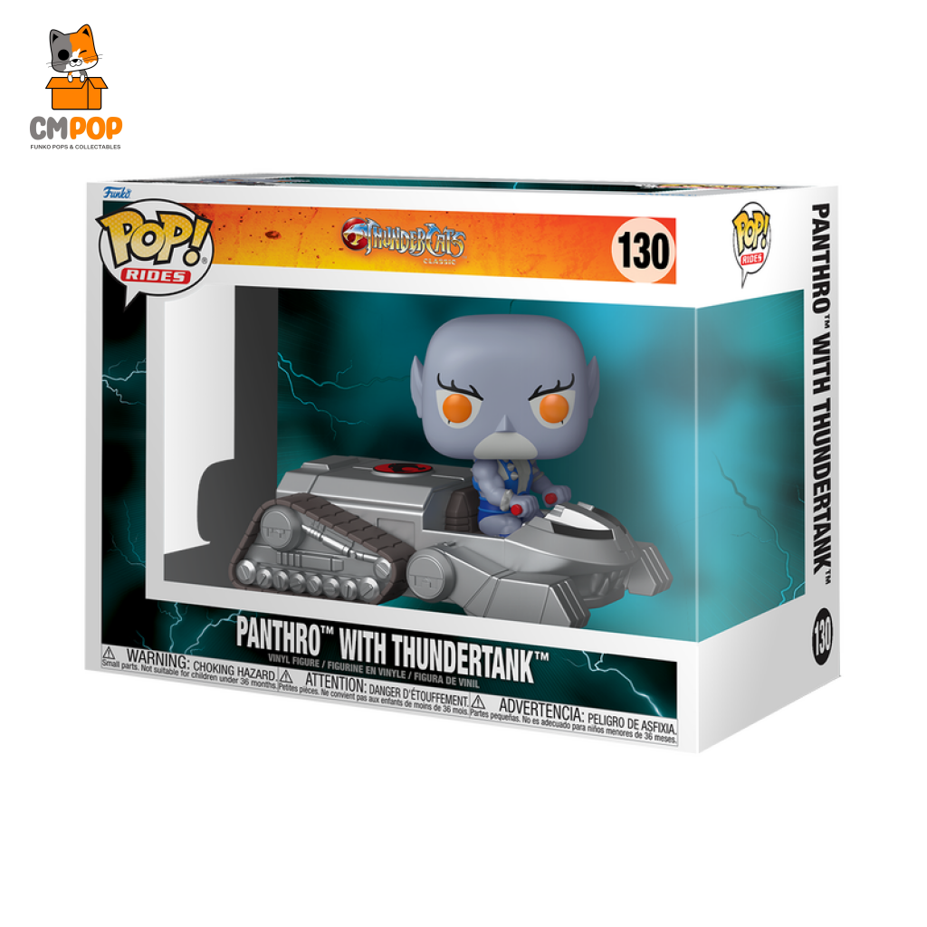 Panthro With Thundertank - #130 Funko Pop! Rides- Thundercats Pop