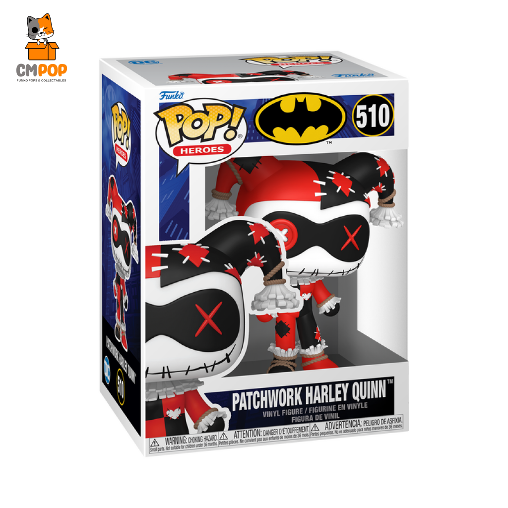 Patchwork Harley Quinn - #510 Funko Pop Heroes- Batman