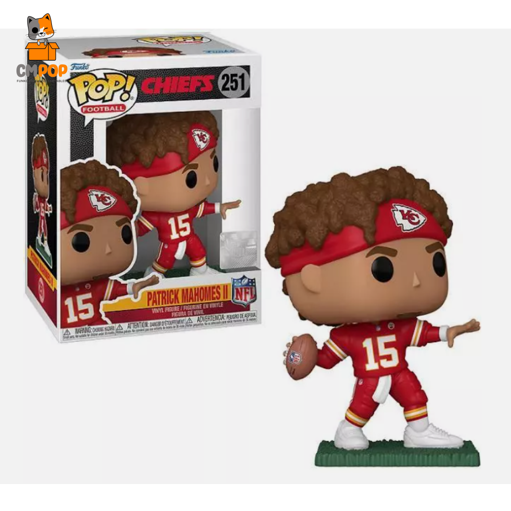 Patrick Mahomes Ii (2023) - #251 Funko Pop! Nfl Chiefs Football Pop