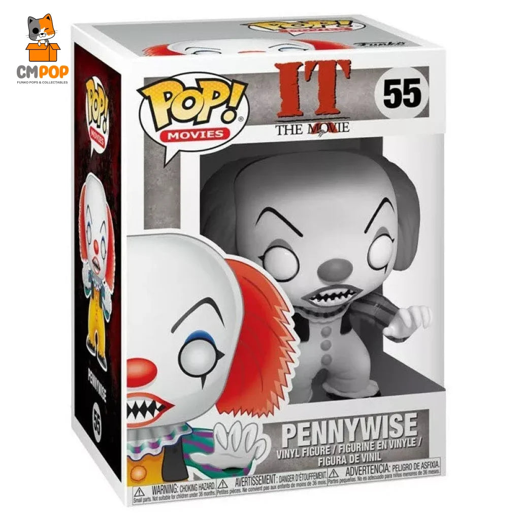 Pennywise Blacklight - #55 Funko Pop! It Horror Special Edition Exclusive Pop