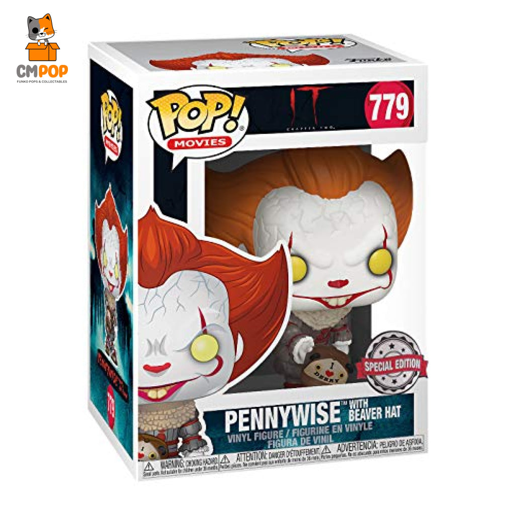 Pennywise (With Beaver Hat) - #779 Funko Pop! Movies It Special Edition