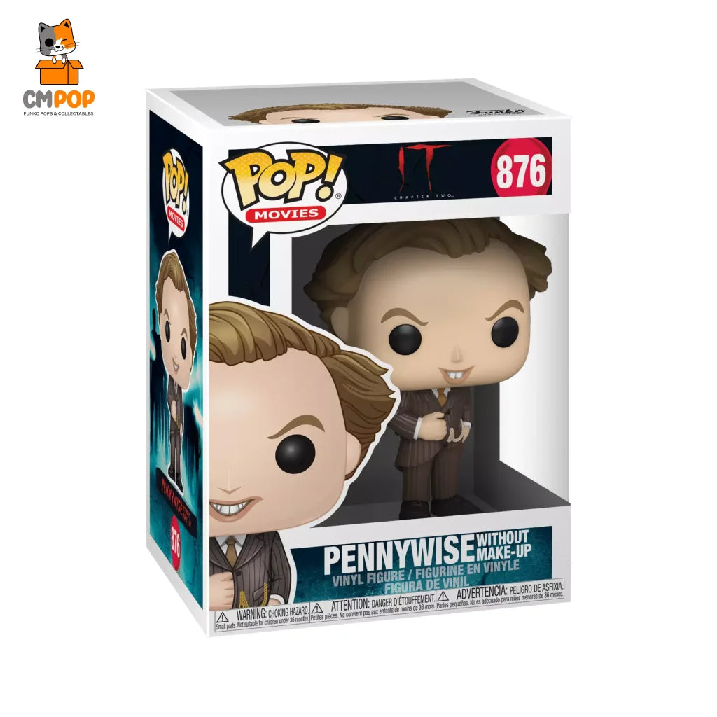 Pennywise Without Make-Up - #876 Funko Pop! Movies It