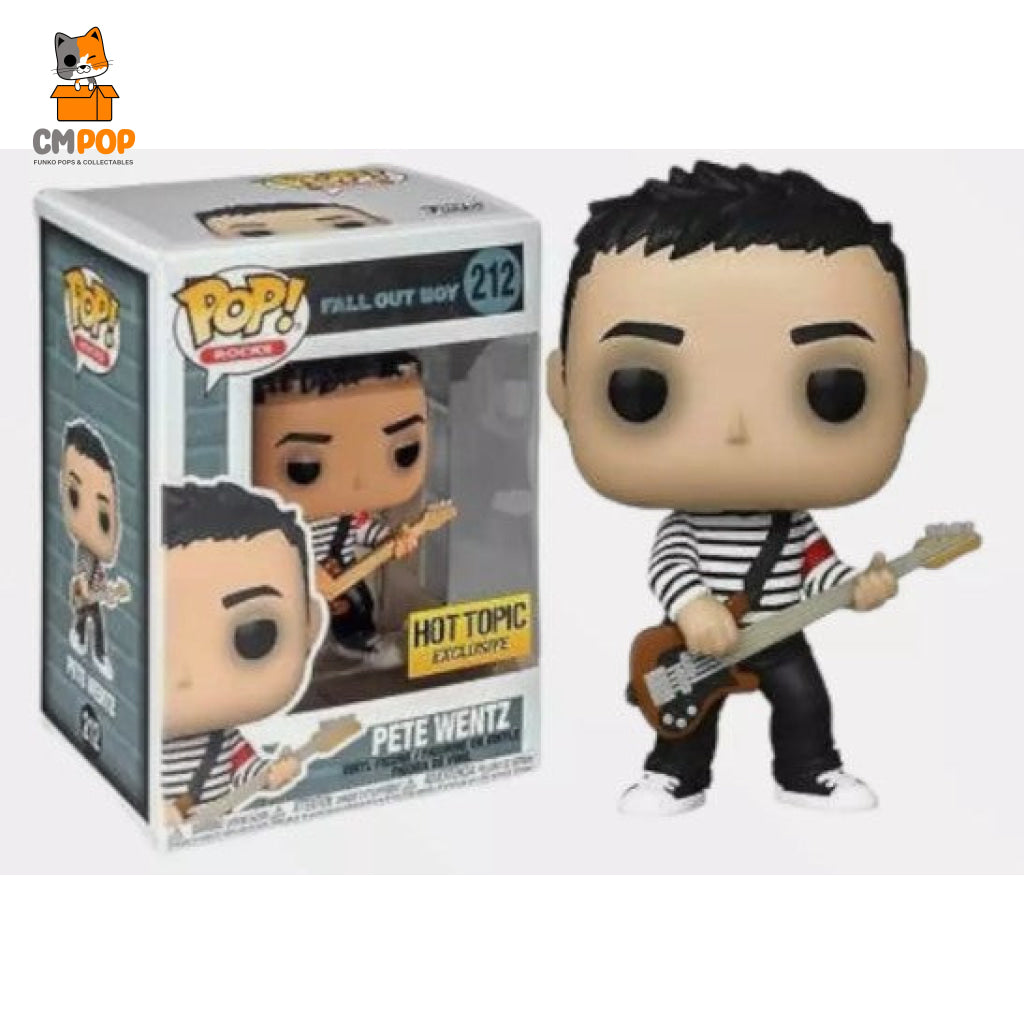 Pete Wenz- #212 - Funko Pop! Rocks Fall Out Boy Hot Topic Exclusive