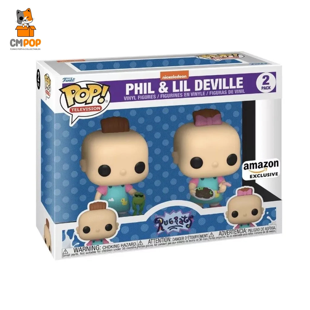 Phil And Lil Deville - Funko Pop! Nickelodeon Rugrats Amazon Exclusive Pop