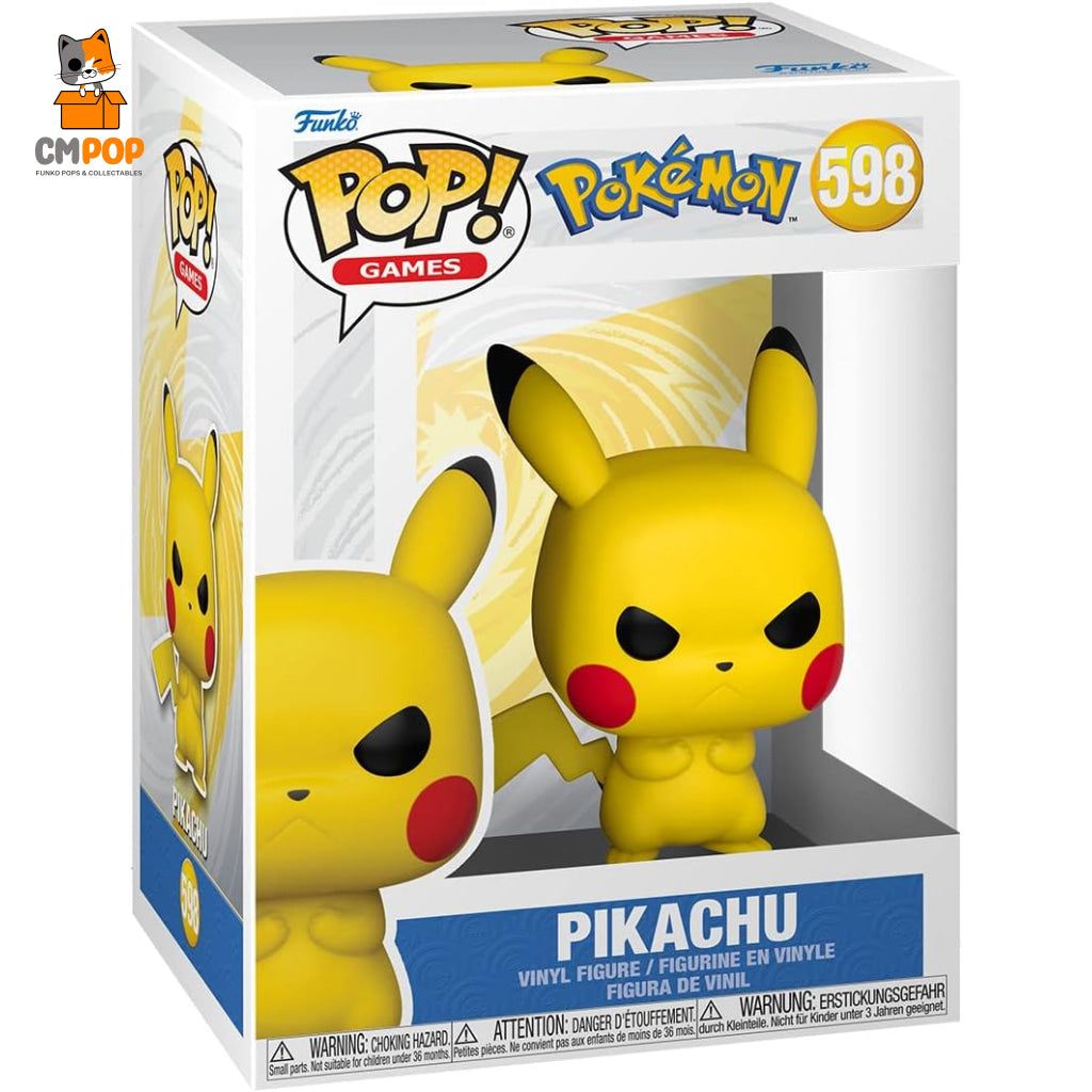 Pikachu - #598 Funko Pop! Games Pokemon Pop