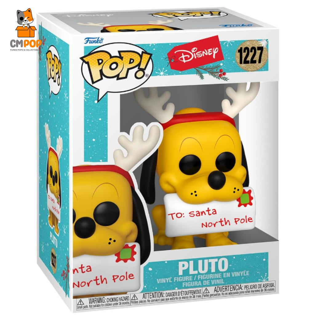 Pluto #1227 - Funko Pop! Disney Holiday Pop