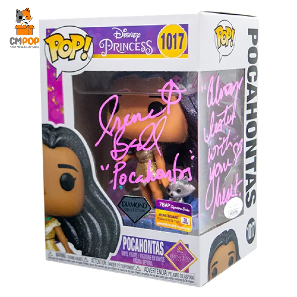 Pocahontas - #1017 Funko Pop! Movies Disney Princess Diamond Collection 2024 Wondercon Signature