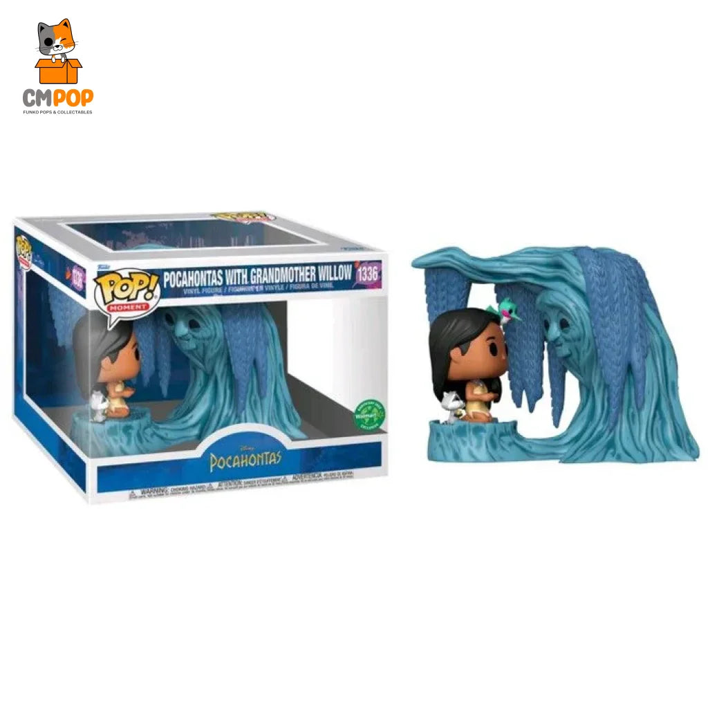 Pocahontas With Grandmother Willow - #1336 Funko Pop! Disney Moments Earth Day 2023 Walmart