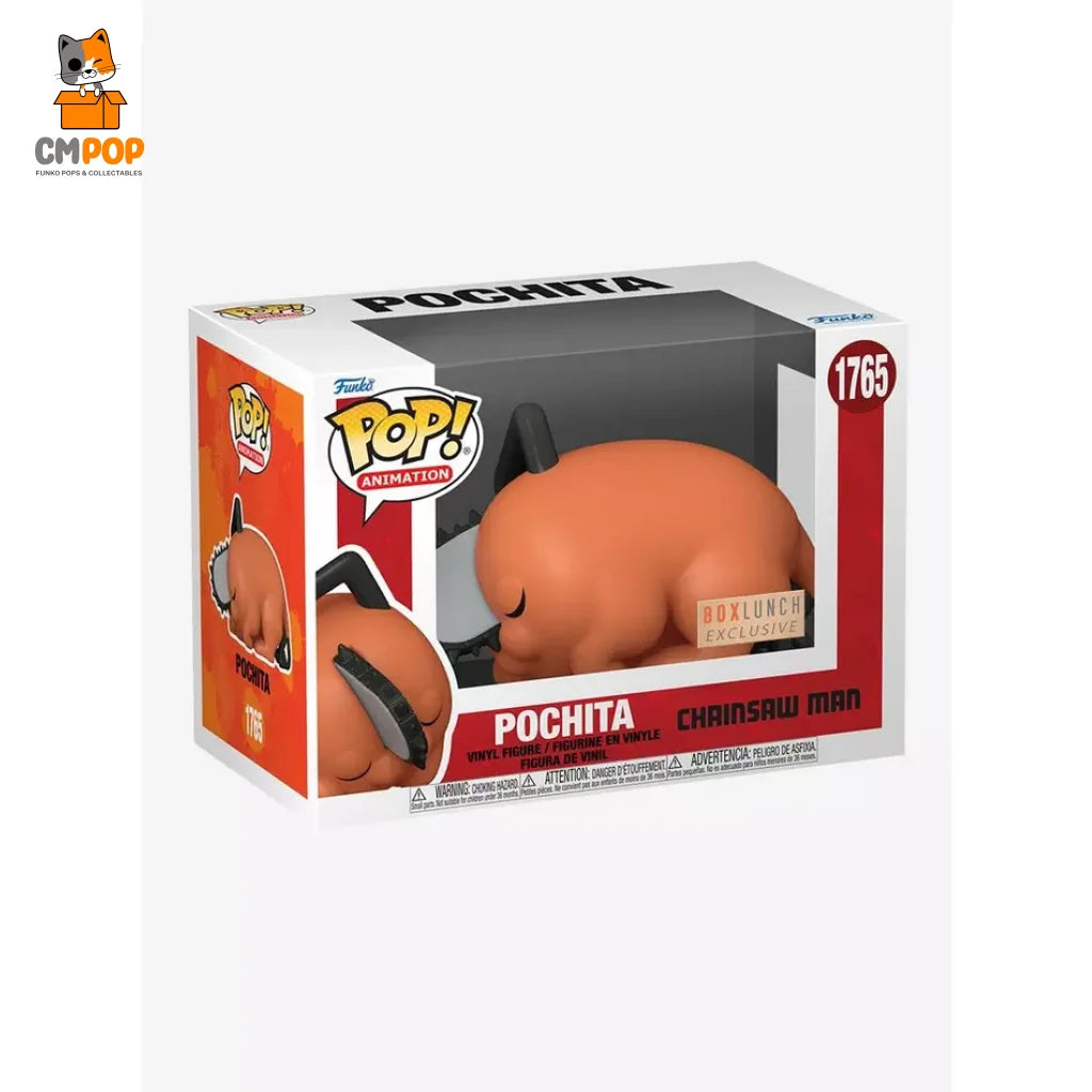 Pochita- #1765- Funko Pop! - Animation - Chainsaw Man - Box Lunch Exclusive Funko Pop