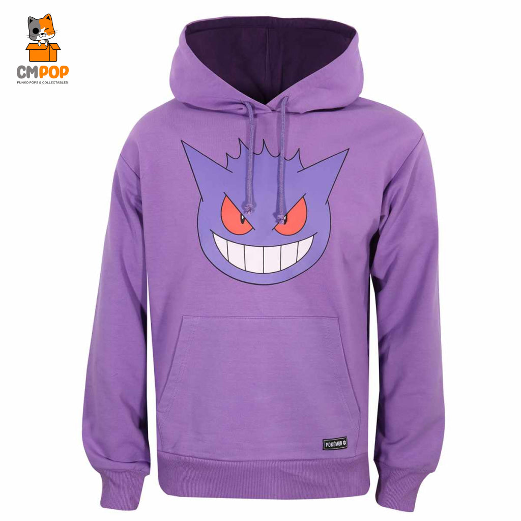 Pokemon - Gengar Face (Super Heroes Inc. Contrast Pullover) Size: Large