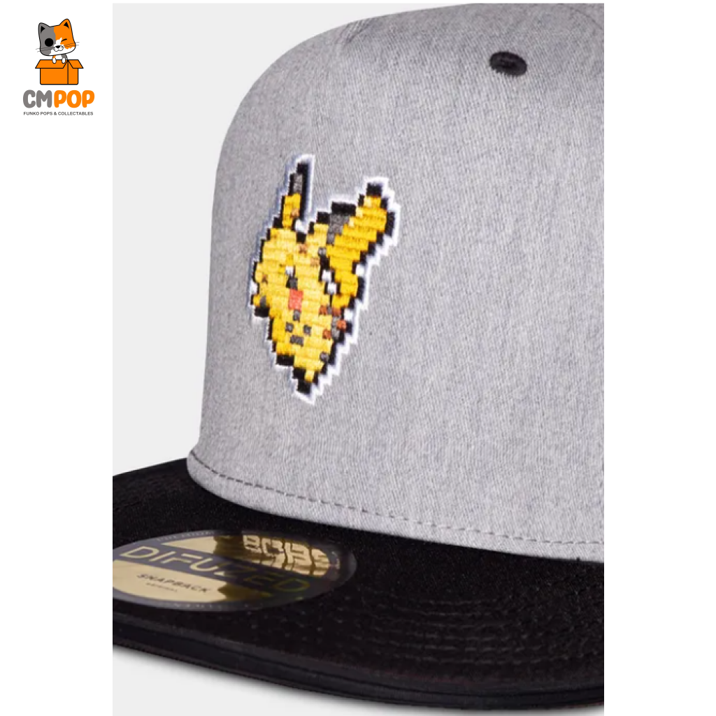 Pokémon - Pika Men’s Snapback Cap -Pokémon Difuzed