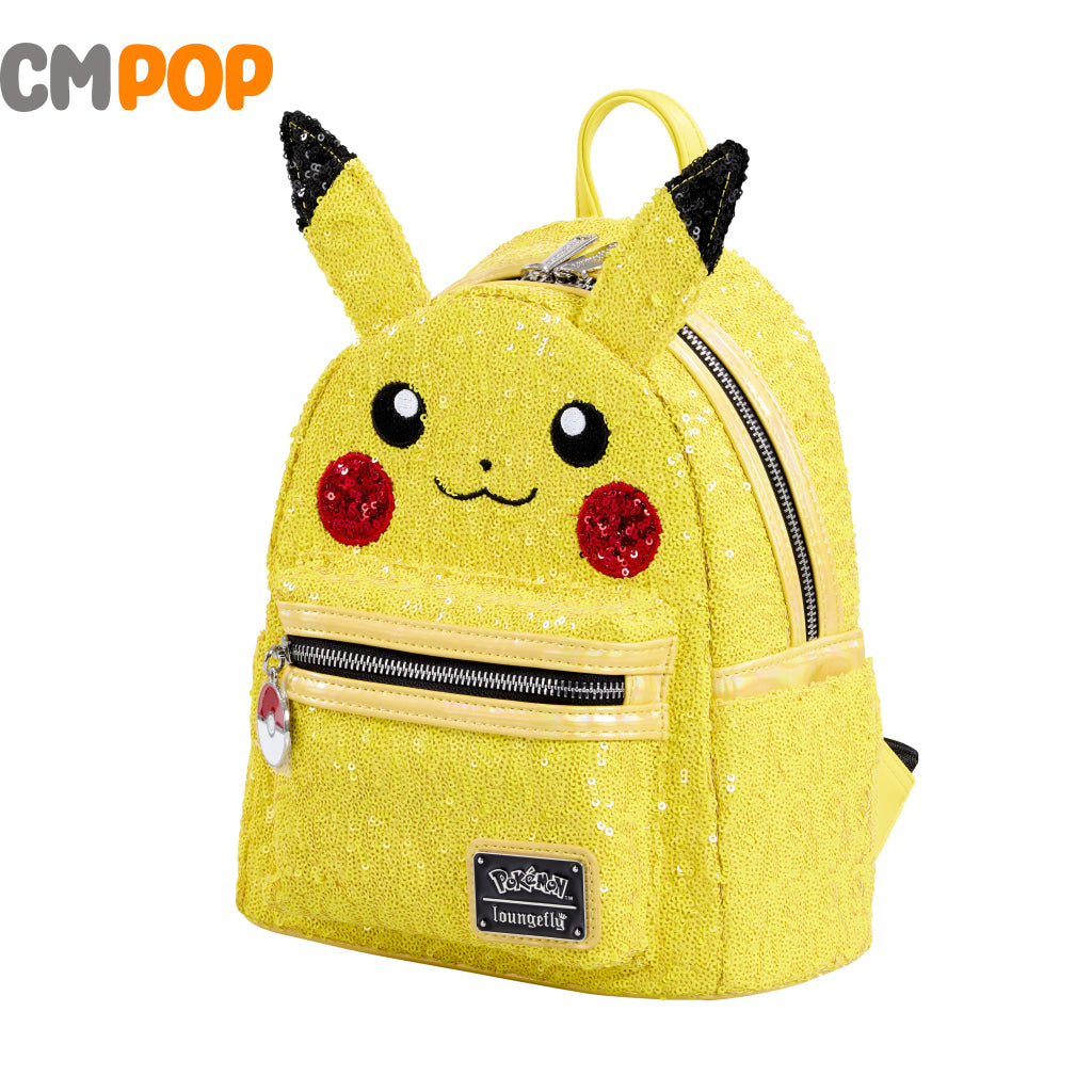 Pokemon World 1-1 Games Sequin Pikachu Cosplay Mini Backpack - Loungefly Loungefly