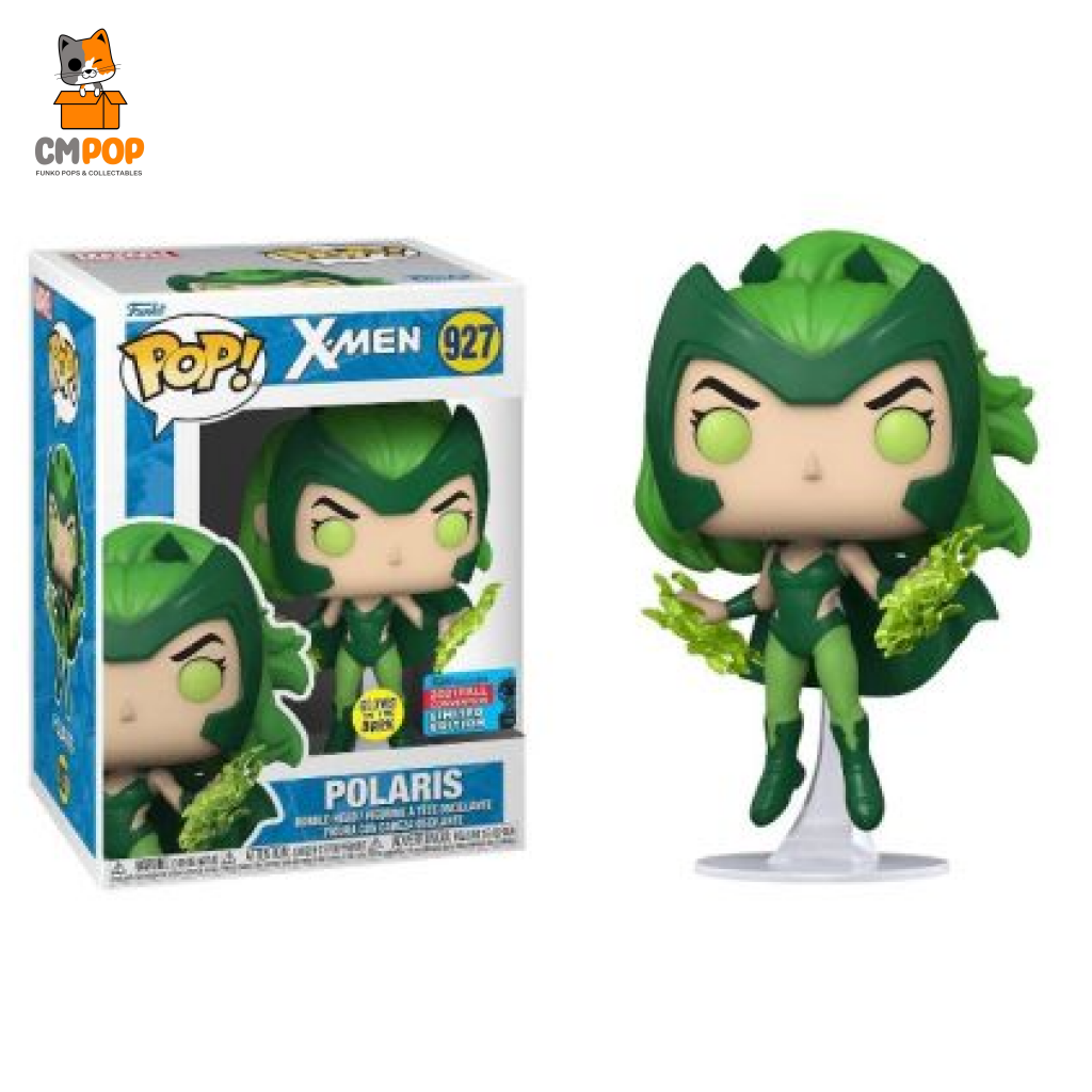 Polaris - X-Men #927 Funko Pop! Marvel -Gitd 2021 Fall Convention Exclusive Pop