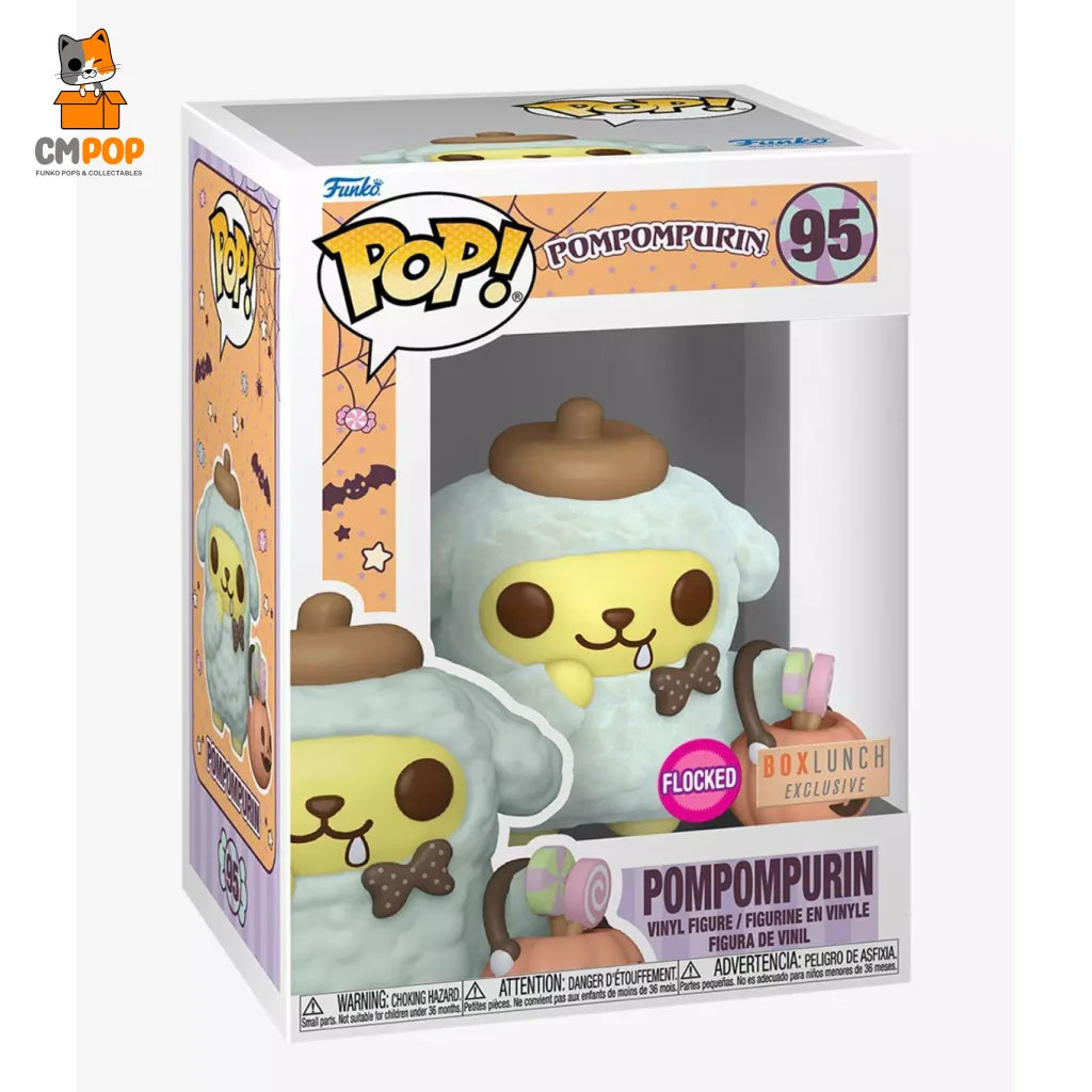 Pompompurin - #95 Funko Pop! Flocked Box Lunch Exclusive Pop