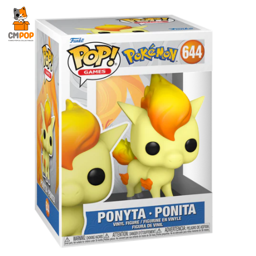 Ponyta. Ponita - #644- Funko Pop! Pokemon Pop