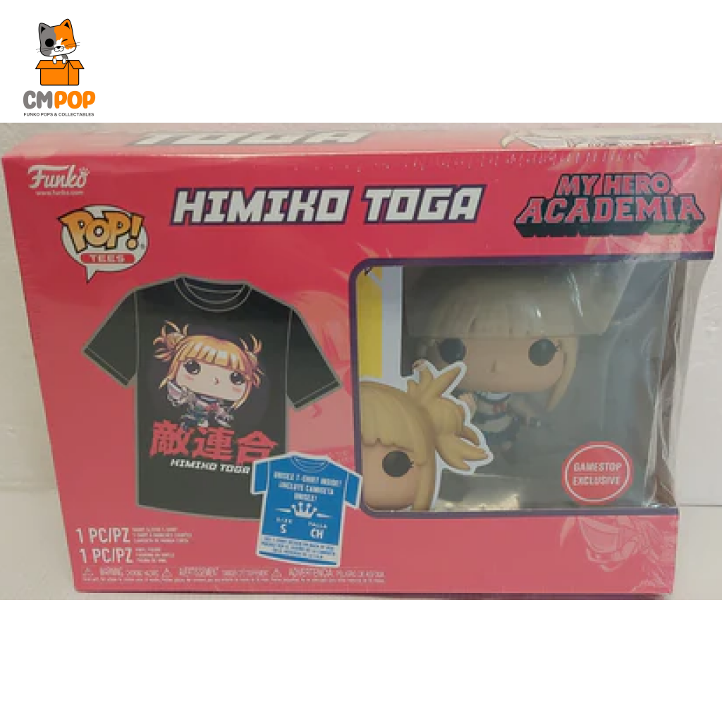 Pop! Tees - Himiko Toga (Small) My Hero Academia Gamestop Funko Pop