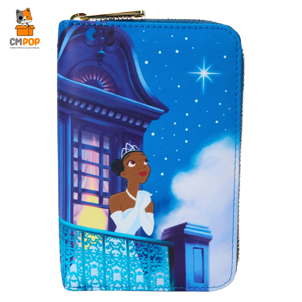 Princess And The Frog 15Th Anniversary Zip Around Wallet - Loungefly