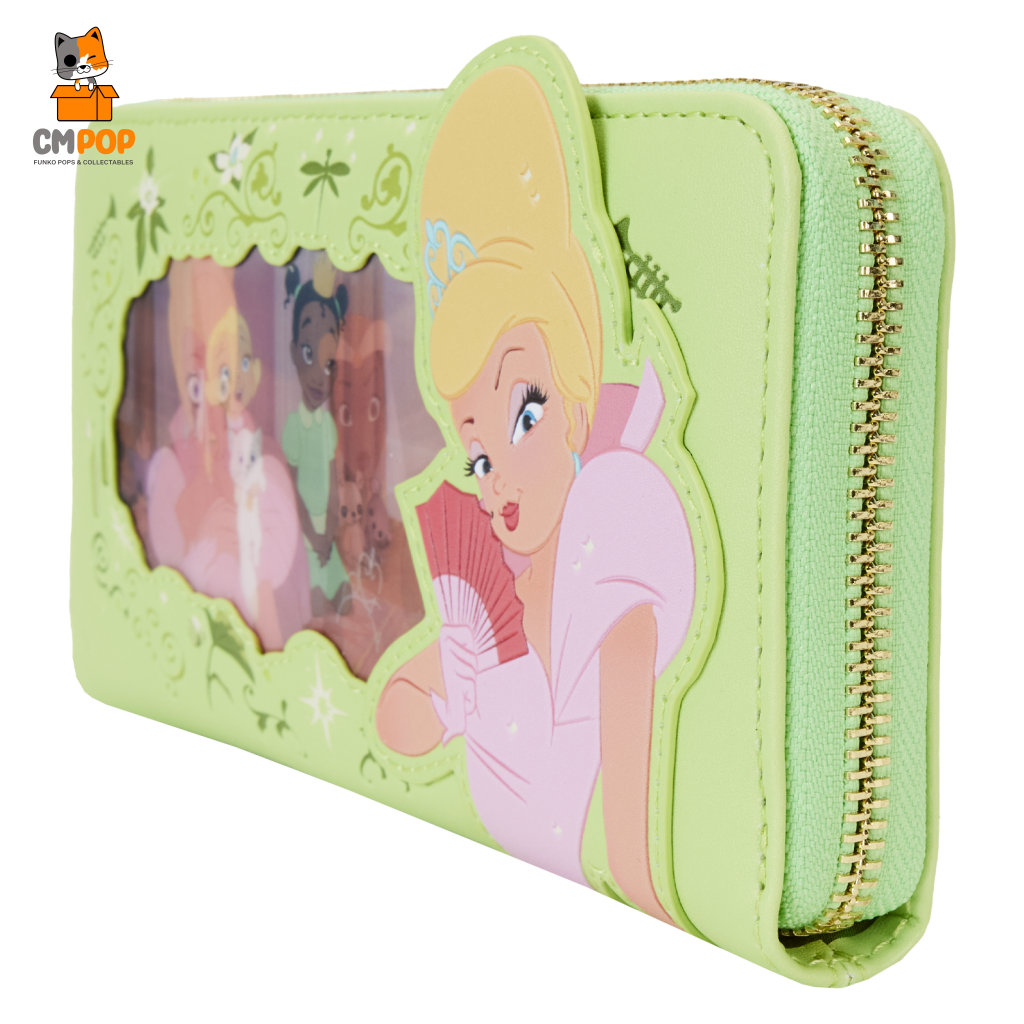 Princess And The Frog Tiana Lenticular Zip Around Wristlet Wallet - Disney Loungefly