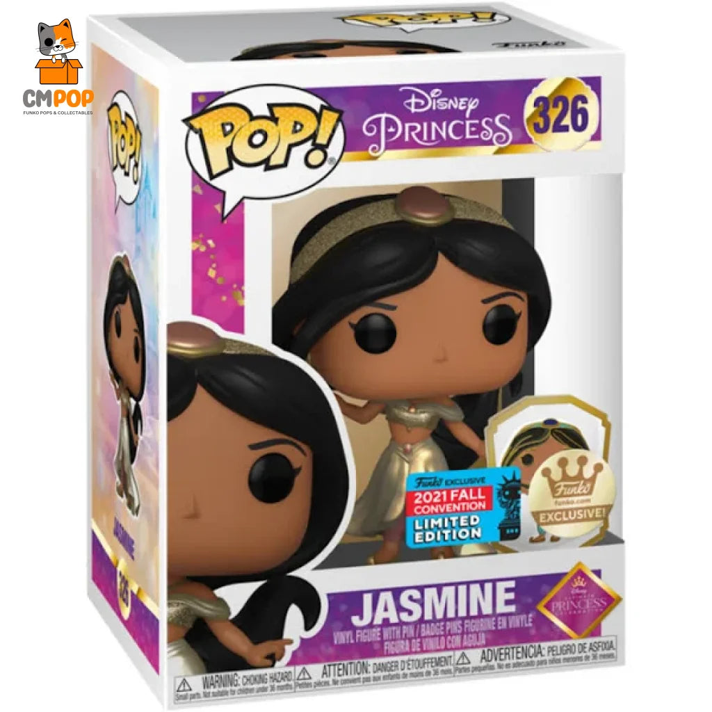 Princess Jasmine - #326 Funko Pop! Disney Aladdin 2021 Fall Convention Limited Edition Exclusive