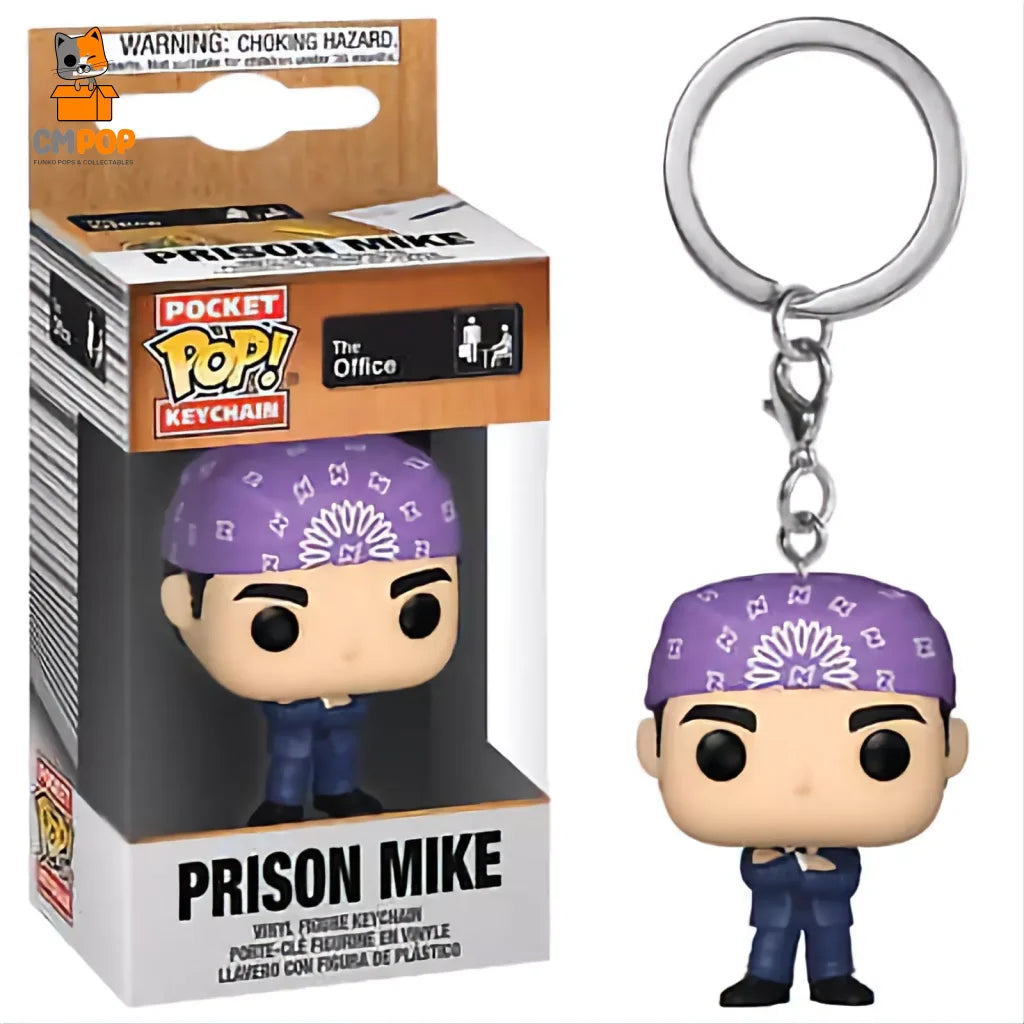 Prison Mike Keychain - Funko Pop! The Office Pop