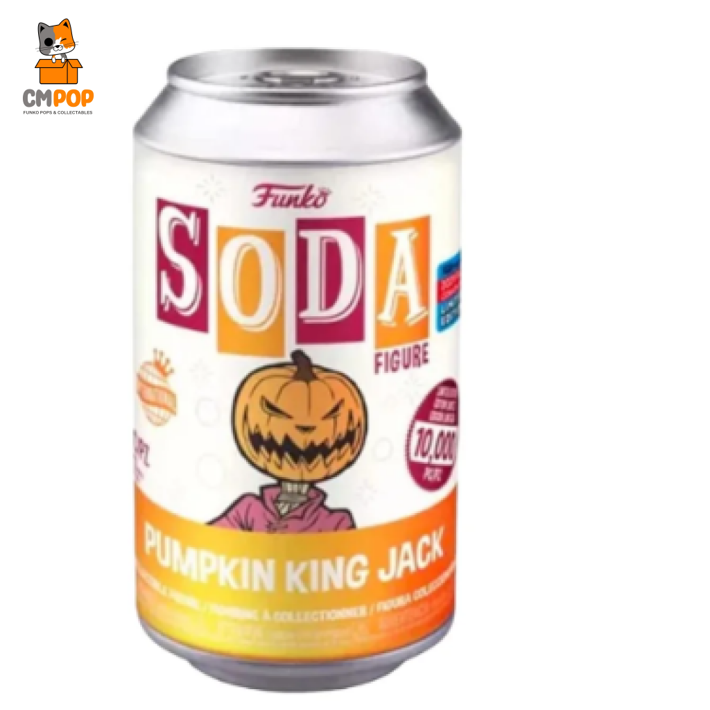 Pumpkin King Jack - Funko Vinyl Soda 10 000 Pieces Chance Of Chase