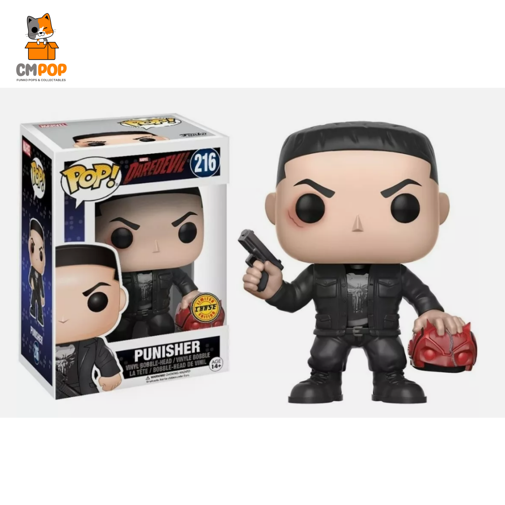 Punisher - #216 Funko Pop! Marvel Daredevil Chase Exclusive Pop