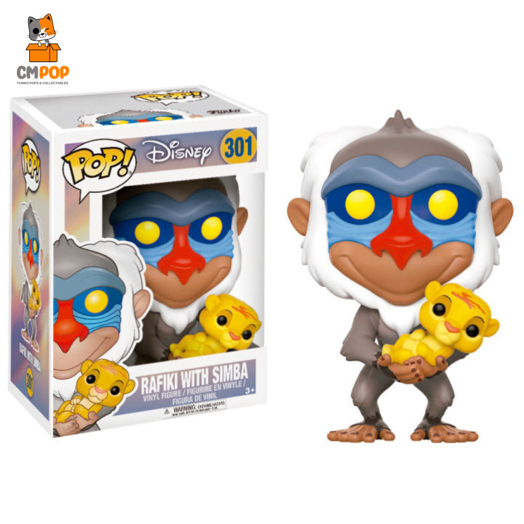 Rafiki With Baby Simba - #301 Funko Pop! Disney The Lion King Pop