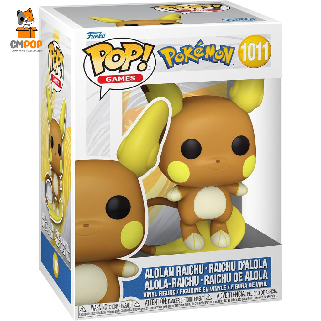 Raichu (Alolan) - #1011 Funko Pop! Games Pokemon Pop