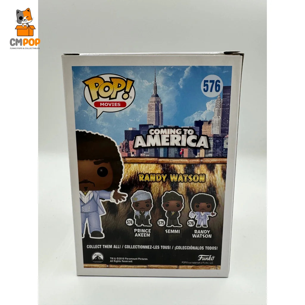 Randy Watson - #575 Funko Pop! Movies Coming To America Limited Edition